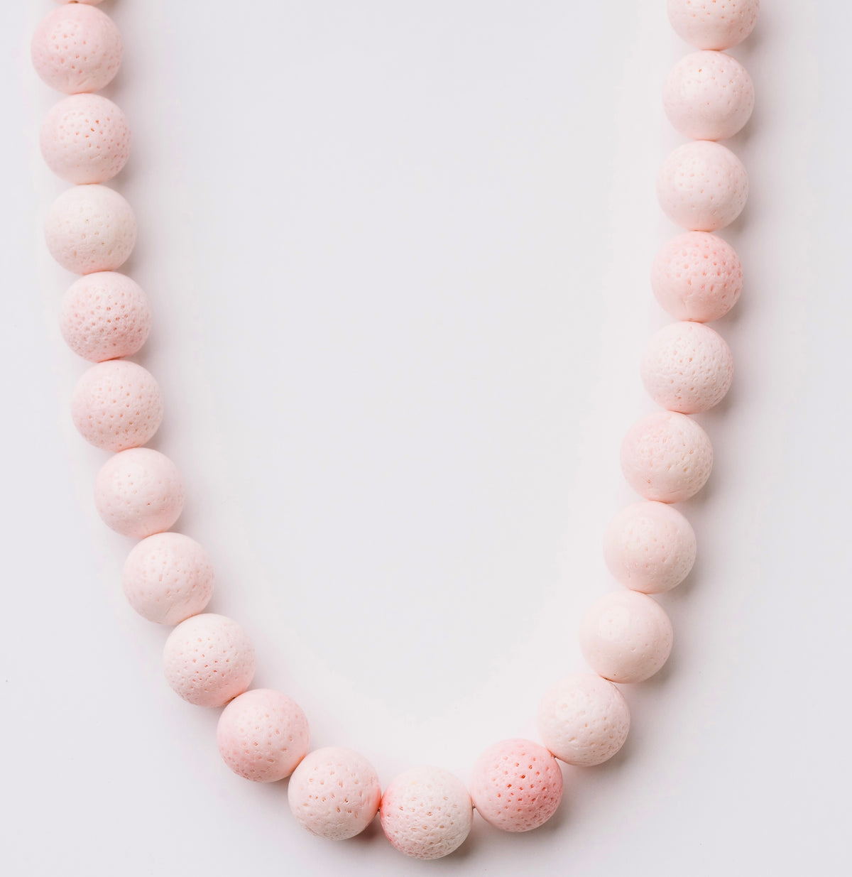Pink Bubble Bead Necklace