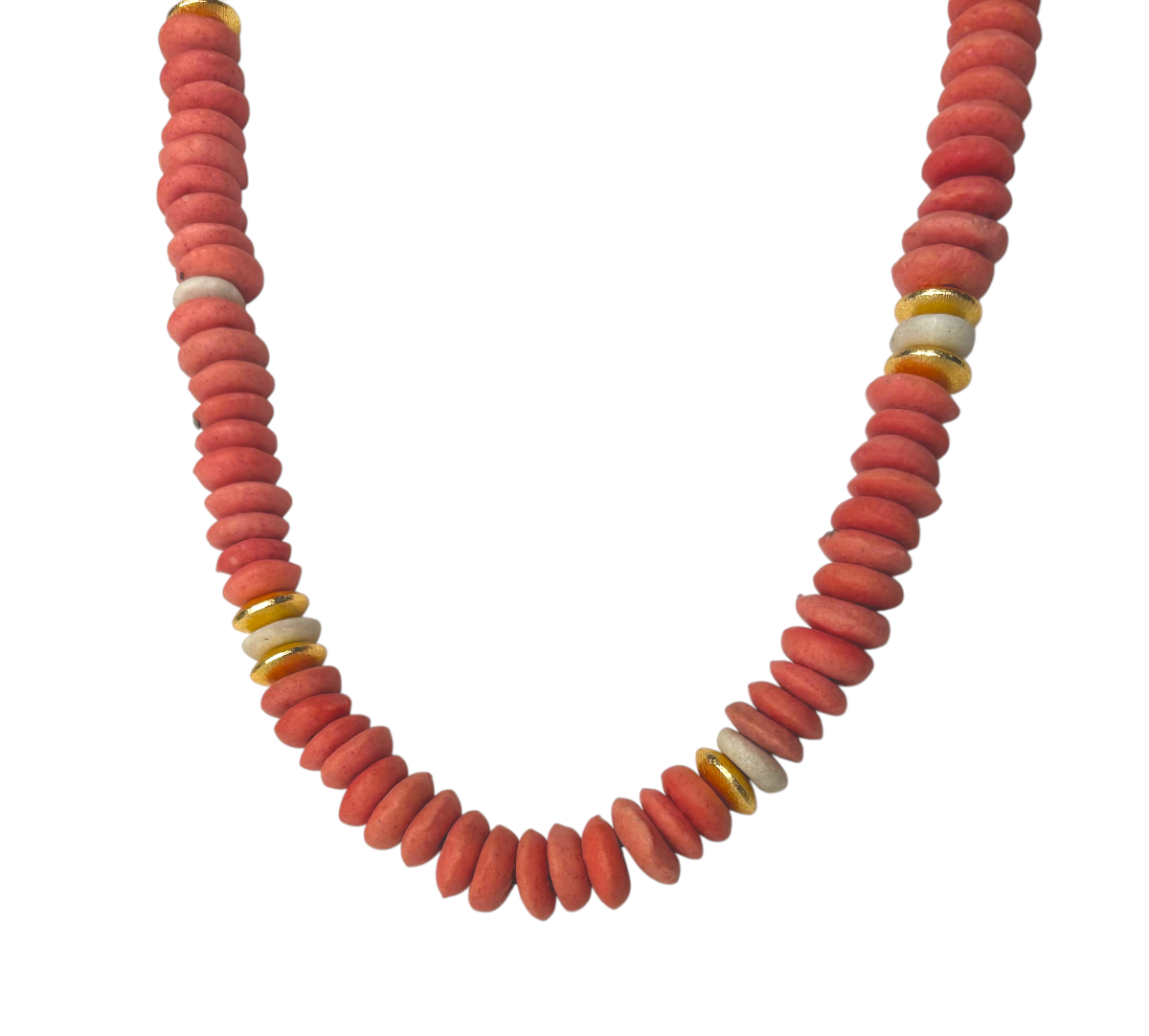 Red Ashanti Bead Necklace