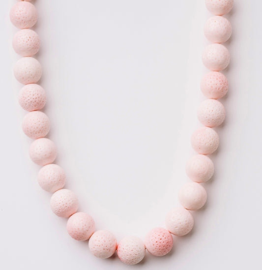 Pink Bubble Bead Necklace