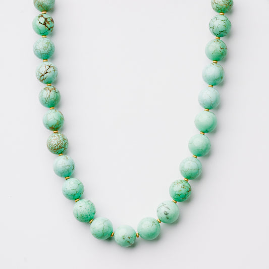 Mermaid Mint Howlite BeadNecklace