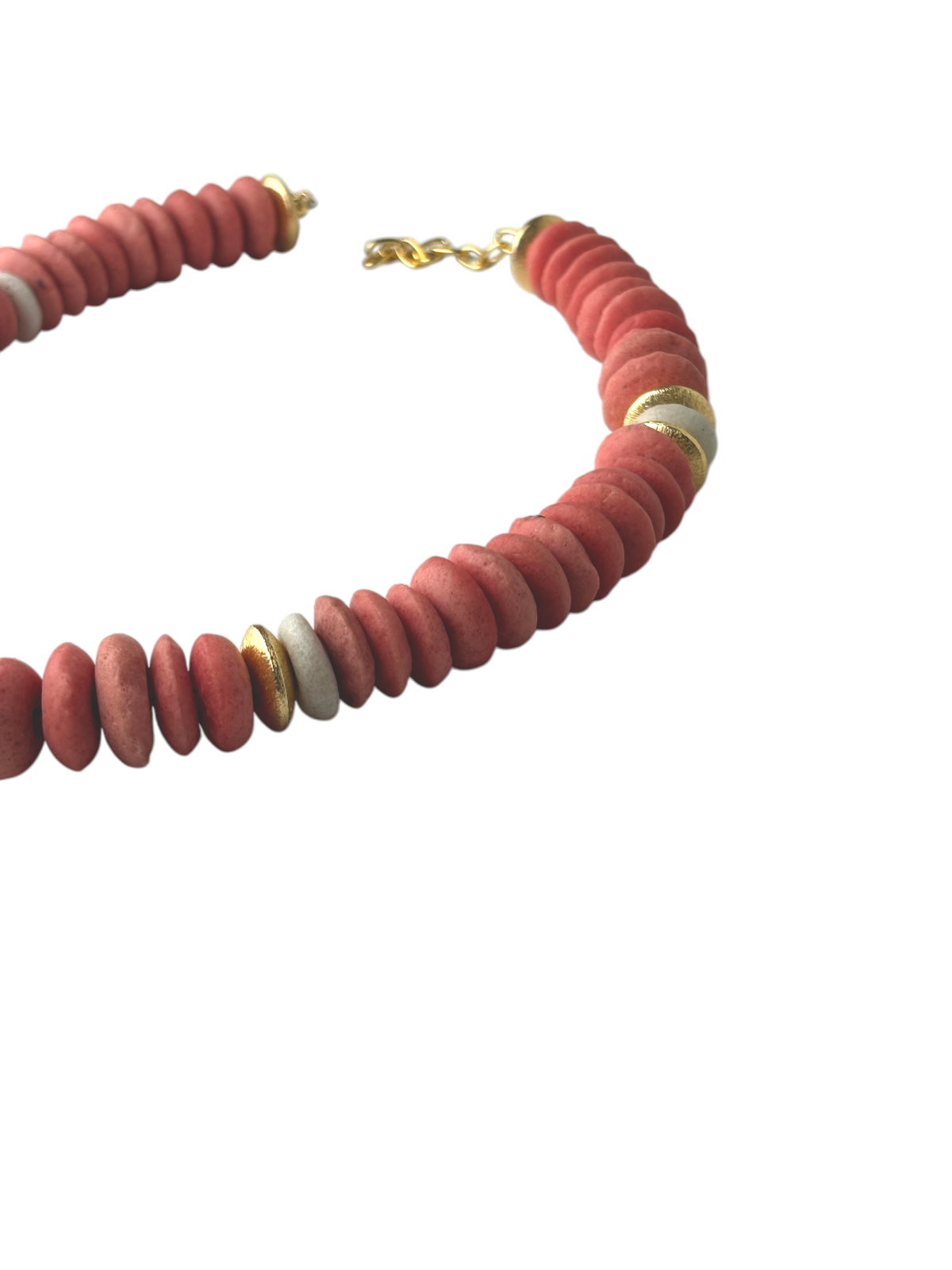 Red Ashanti Bead Necklace